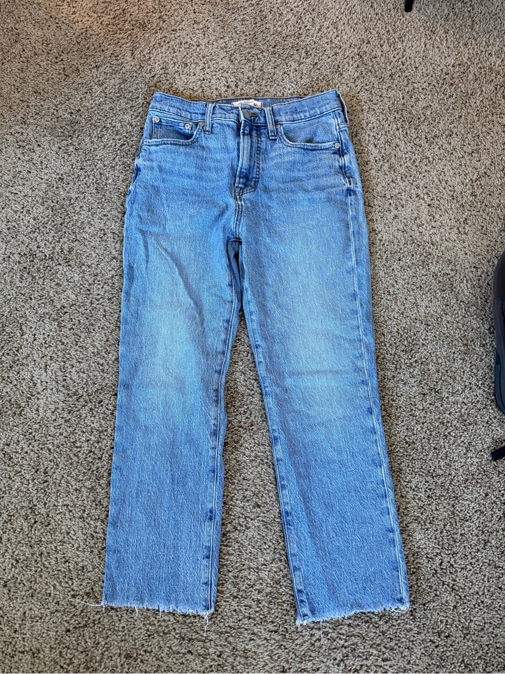 Madewell Light Blue Straight Leg Jeans